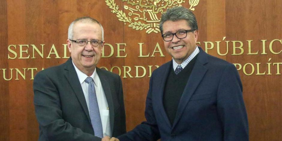 Monreal y Urzúa acuerdan evaluar iniciativas en materia financiera
