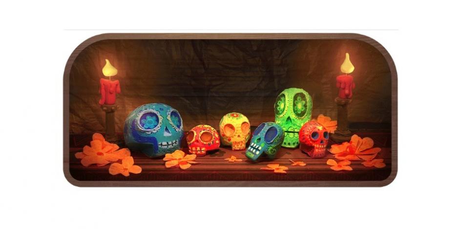 Con "ofrenda de calaveras", Google destaca celebración de muertos