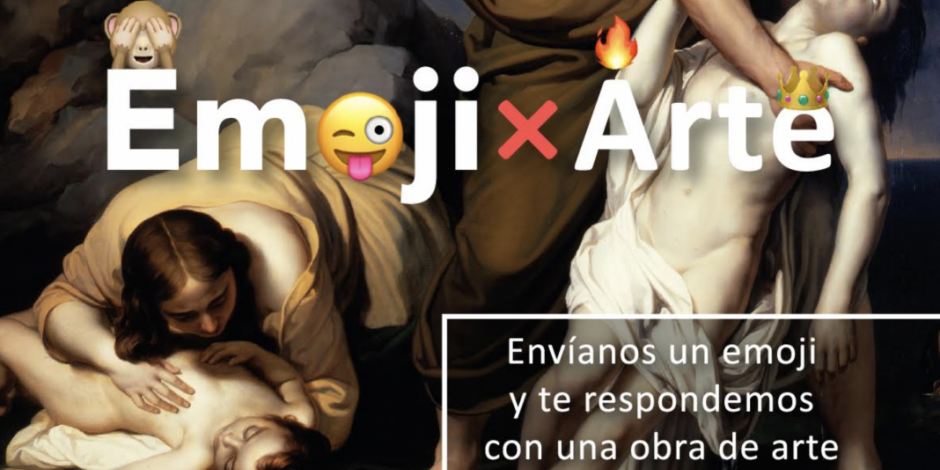 #EmojixArte intercambian en redes emoticones por piezas de arte