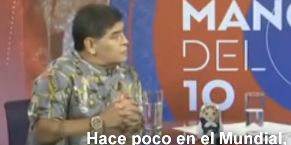 VIDEO: Maradona apenas llegó a México y ya tiene corrido