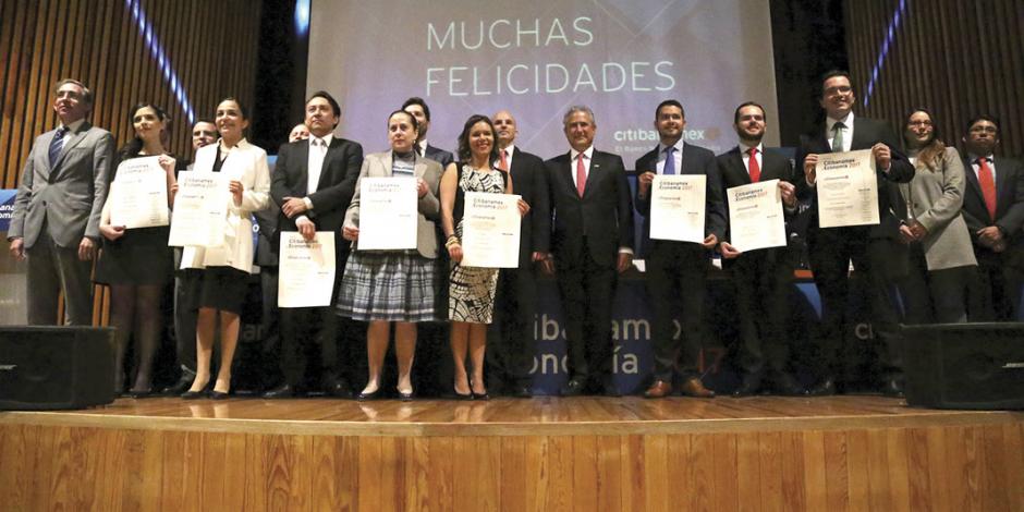 Citibanamex entrega Premio de Economía 2017