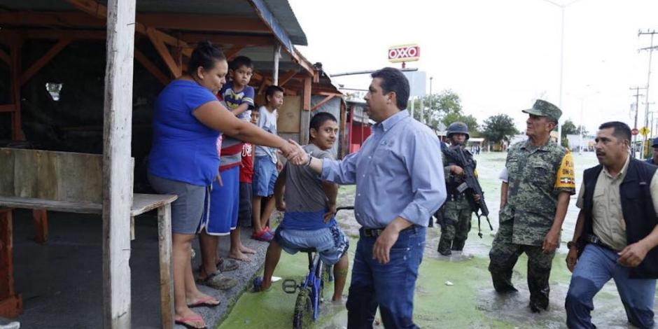 Activan apoyos para familias damnificadas por lluvias en Reynosa