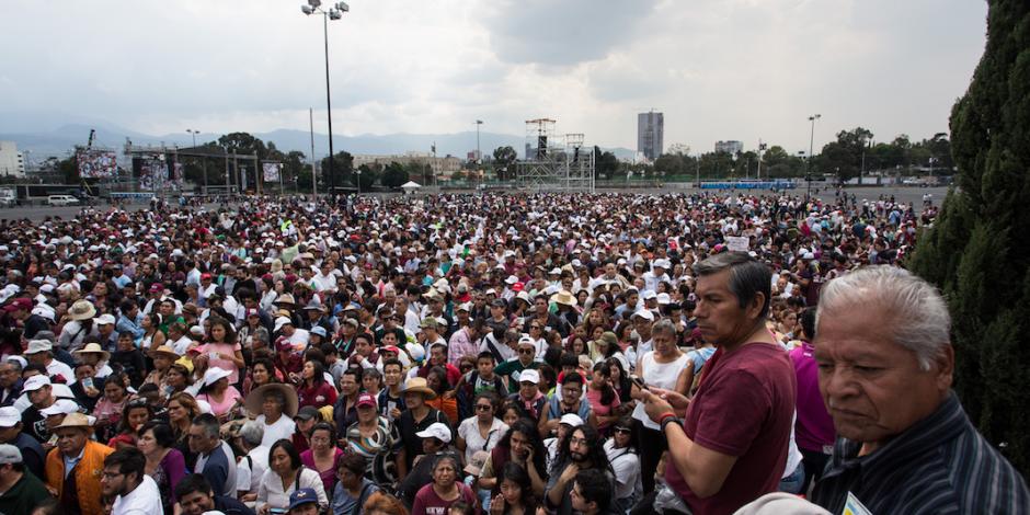 Con Banda Sinfónica inicia cierre de campaña de AMLO en el Azteca