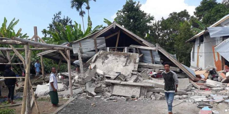 México expresa solidaridad a Indonesia por terremoto que dejó 14 muertos