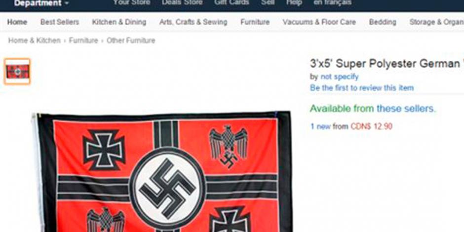Tras quejas, Amazon retira objetos con símbolos nazis