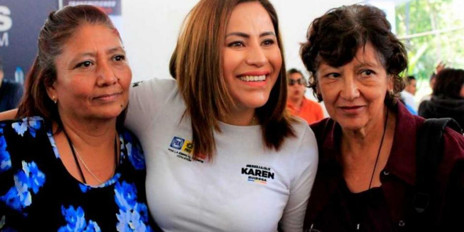 Promete Karen Quiroga velar por seguridad de mujeres de Iztapalapa
