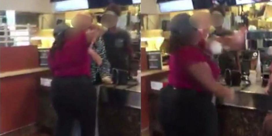 VIDEO: Empleada de McDonald’s abofetea a una clienta