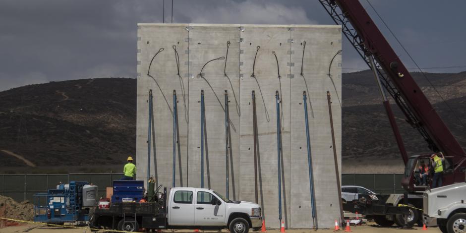 Quiere Trump 18 mmdd para reforzar muro fronterizo