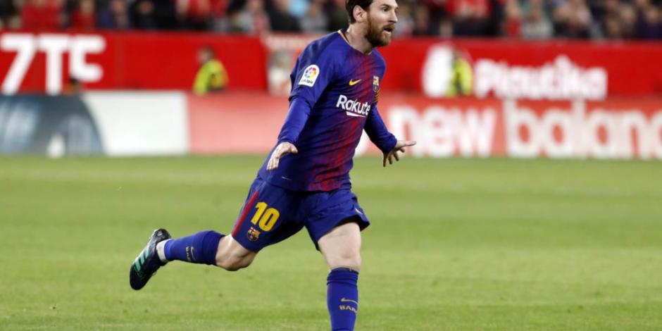 Messi rescata al Barcelona y logra empate frente a Sevilla