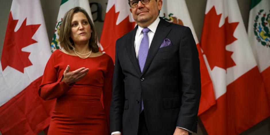 México y Canadá analizan temas del TLCAN ante siguiente ronda