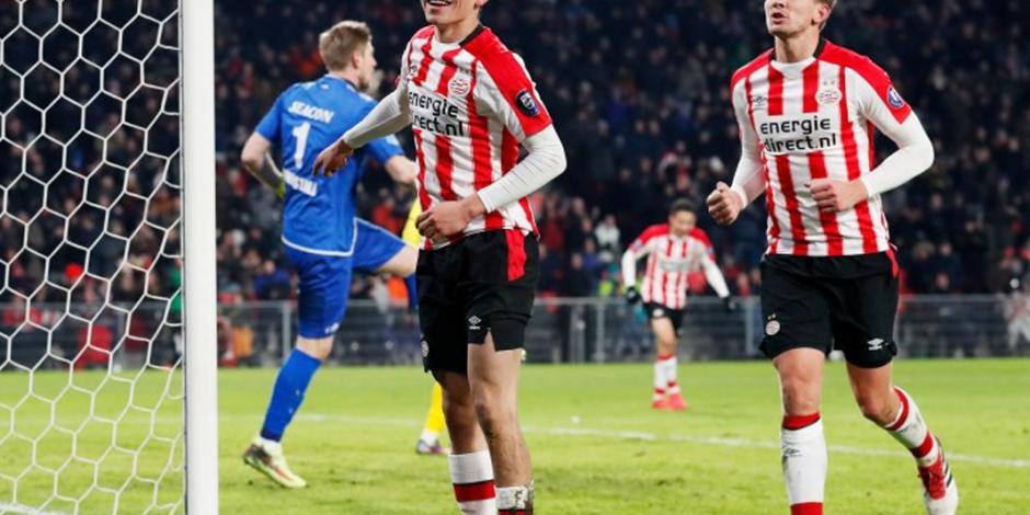 "Chucky" Lozano anota en goleada de PSV sobre VVV-Venlo en Eredivisie