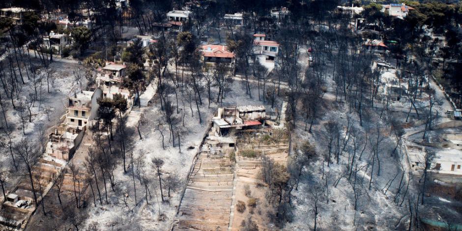 Muertes por incendio forestal en Grecia ascienden a 91
