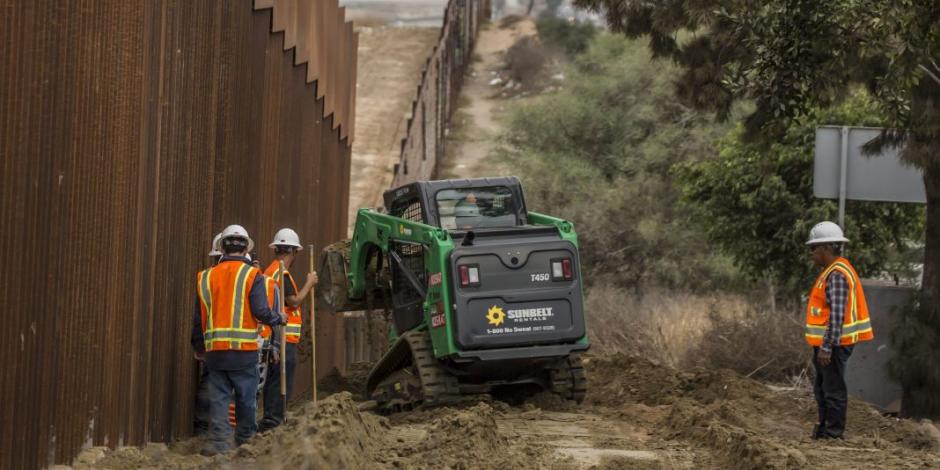 Comienza en febrero la construcción del muro fronterizo: gobierno de EU