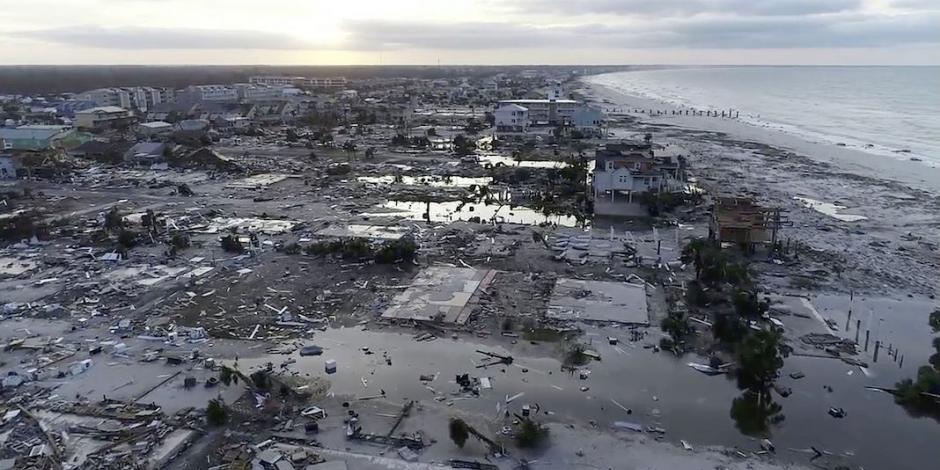 Suman 11 muertos en Estados Unidos por huracán Michael