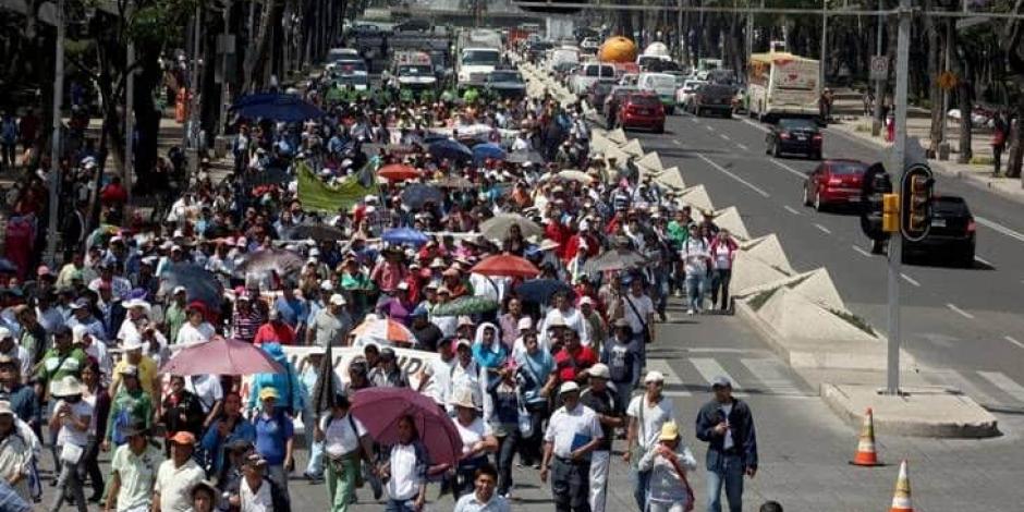 Alertan de 5 manifestaciones en la CDMX