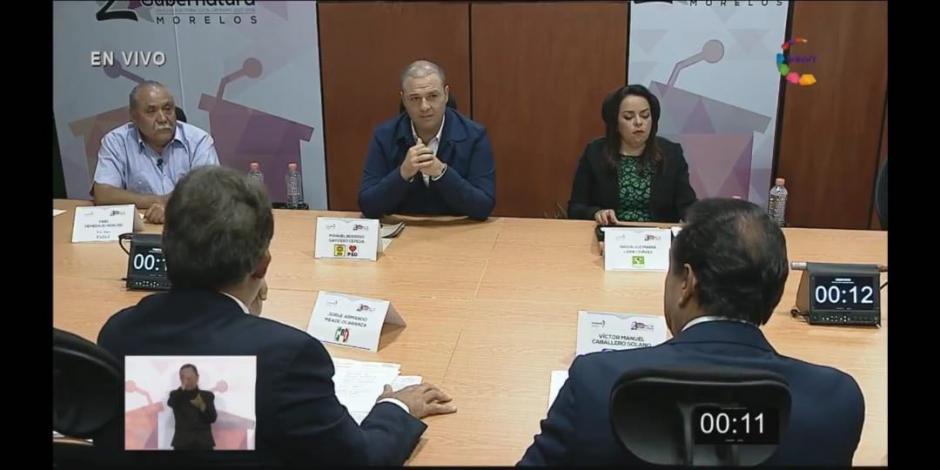 Gayosso prioriza propuestas para Morelos durante debate