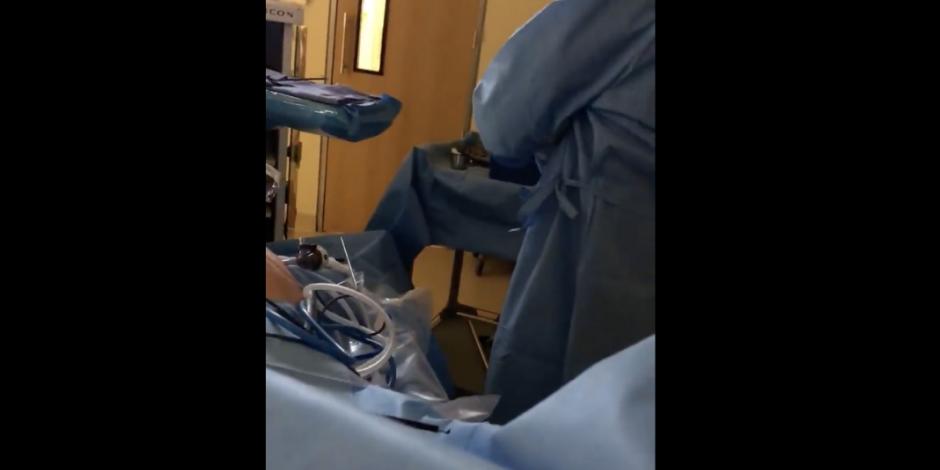VIDEO: Sismo interrumpe cirugía en hospital de CDMX