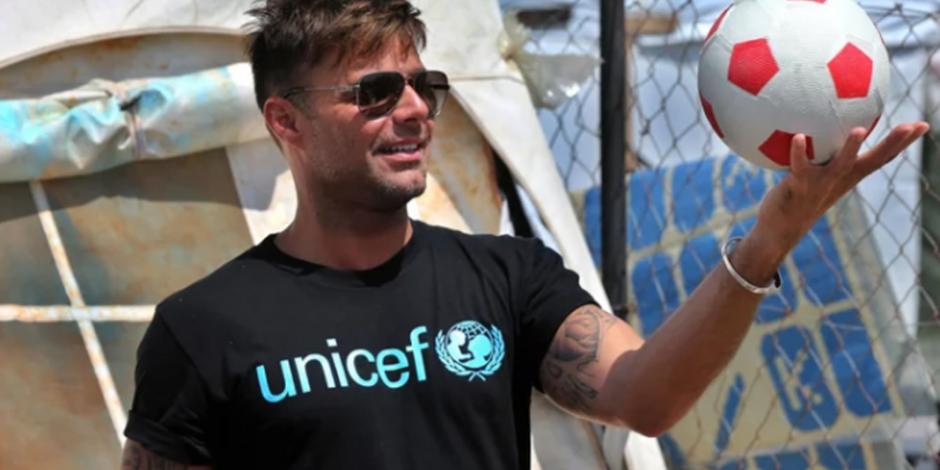 Anuncian homenaje a Ricky Martin por su labor humanitaria