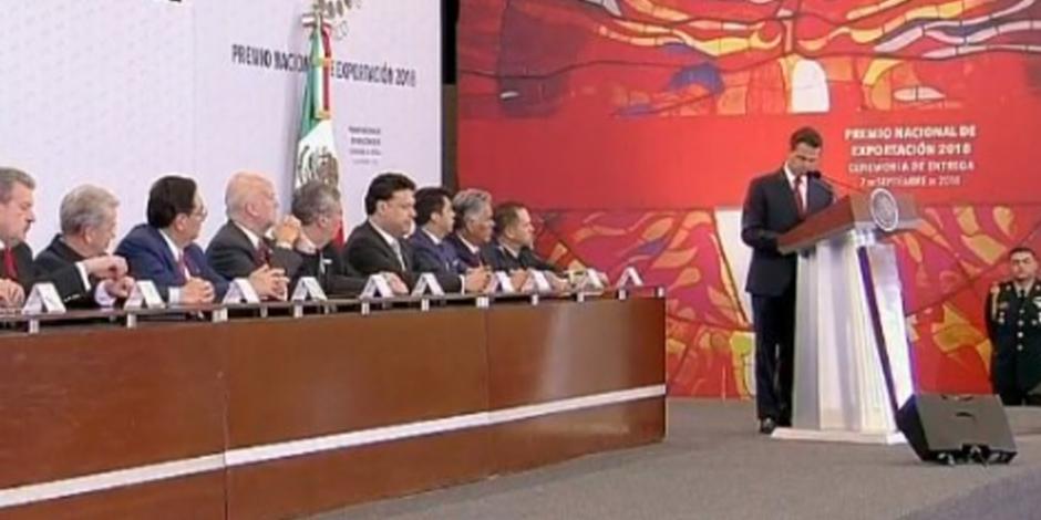 México avanza como potencia exportadora, afirma EPN