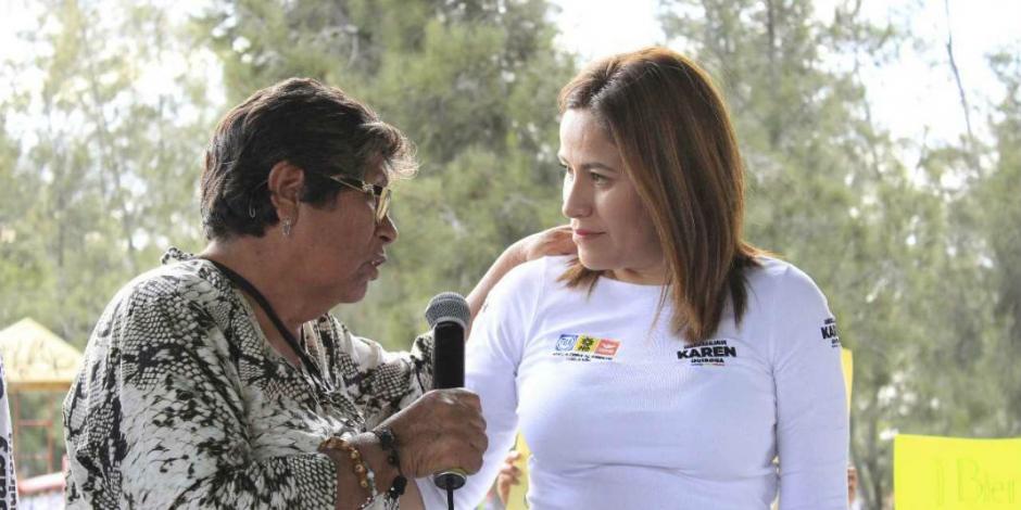 Propone Karen Quiroga dar continuidad a cosecha de agua y pozos de absorción