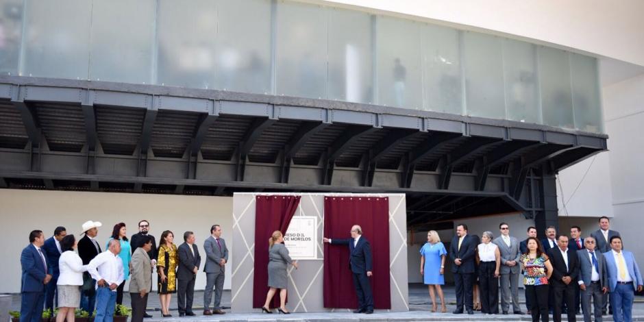 Con quinto informe, inauguran nuevo recinto del Congreso de Morelos
