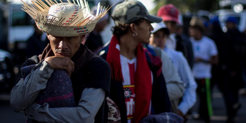 Sale segunda caravana de migrantes de la Ciudad de México