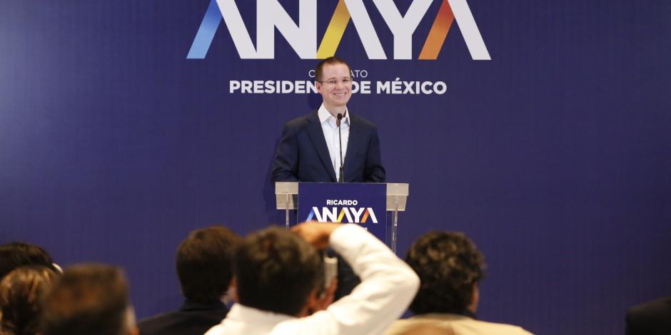 Ricardo Anaya presenta 4 propuestas para combatir la corrupción