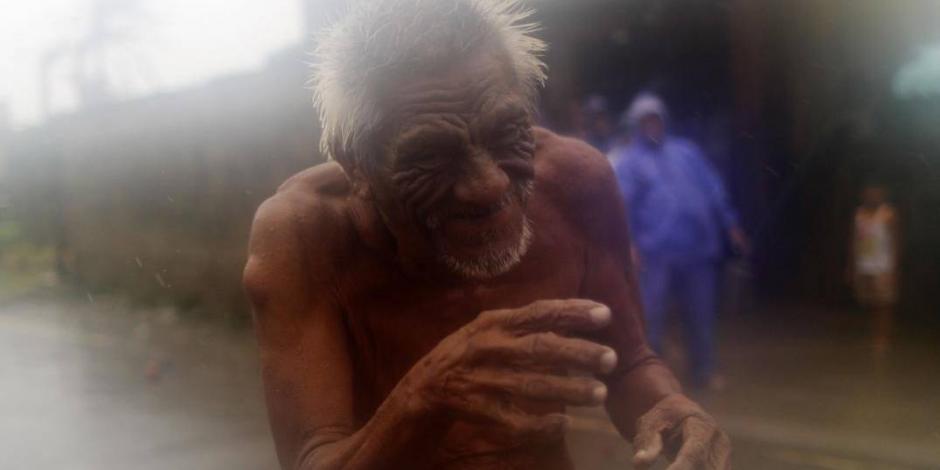 Impactantes imágenes del tifón Mangkhut que azota a Filipinas