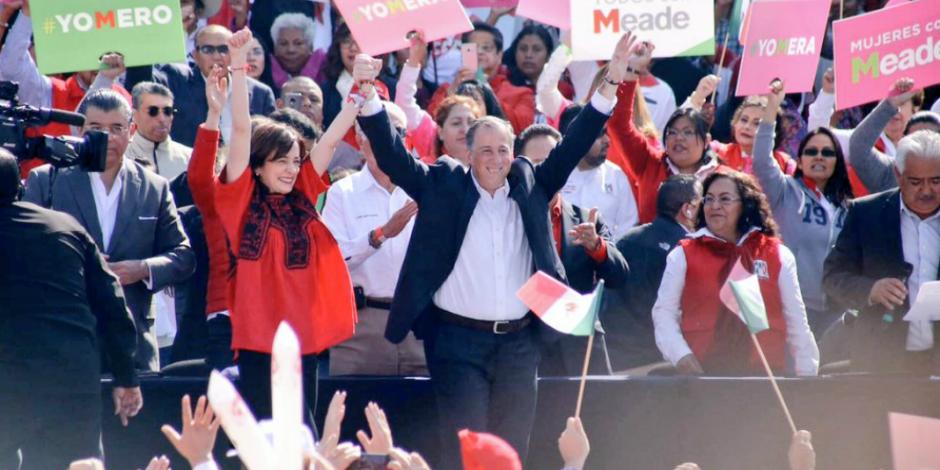 Ratifica PRI a Meade como su candidato a la Presidencia de México