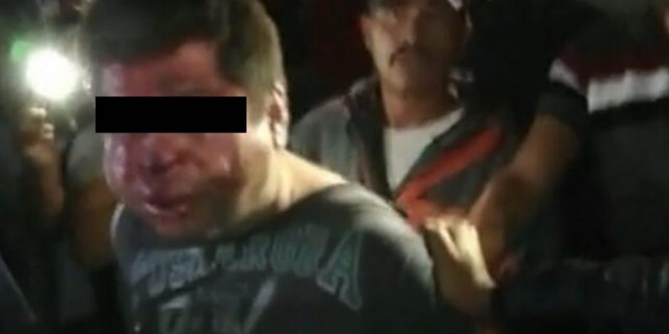 VIDEOS: En frenética huida sujeto ebrio atropella a varios en Texmelucan
