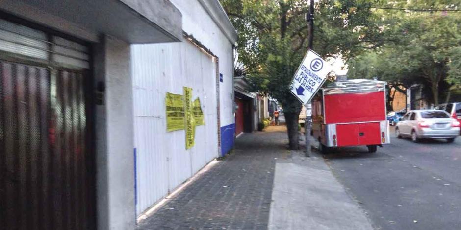 Acusan "boom" ilegal de estacionamientos en Coyoacán