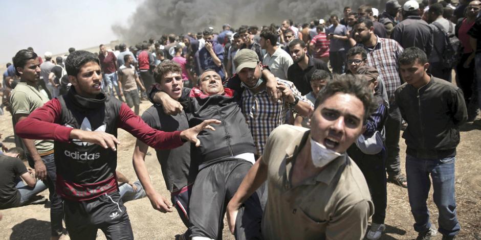 EU desata protestas más violentas en Gaza en 4 años; 58 muertos