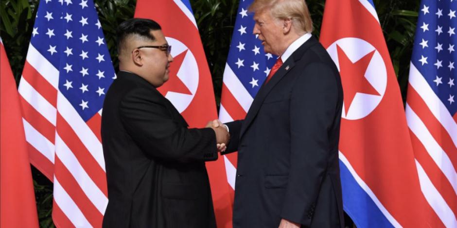 Concretan Donald Trump y Kim Jong-un histórica reunión
