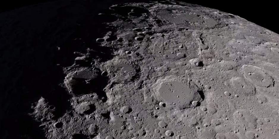 VIDEO: Publica NASA impactantes imágenes de la Luna en tecnología 4k