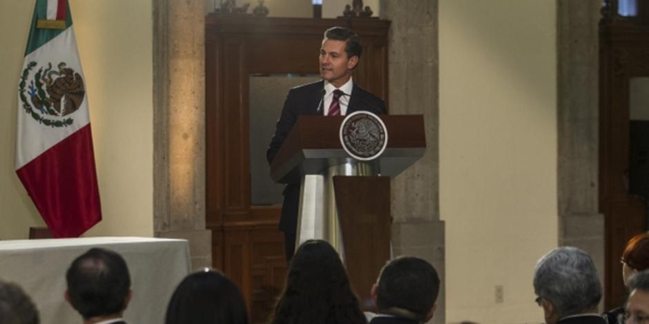 México mantendrá postura firme y constructiva en diálogo de TLCAN: EPN