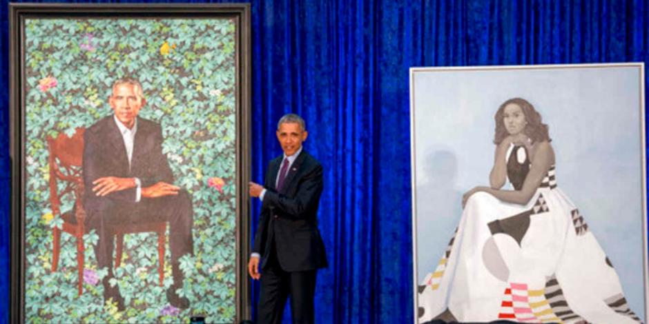Galería del Smithsonian devela retratos de los Obama