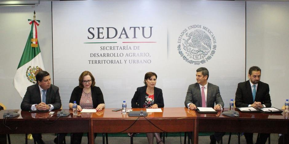 Sedatu y Fepade signan compromisos para blindar programas por elecciones