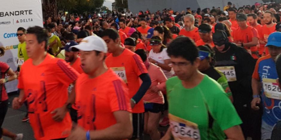 Arranca "Medio Maratón CDMX" con más de 25 mil participantes