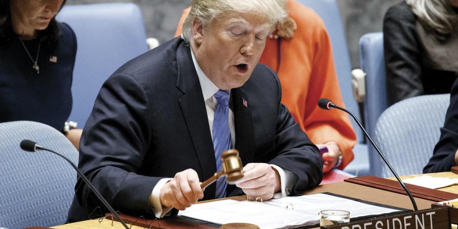 En la ONU, Trump pone a Irán como villano nuclear número 1
