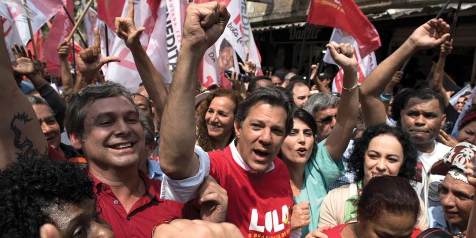 Delfín de Lula hace campaña con promesa de no indultarlo