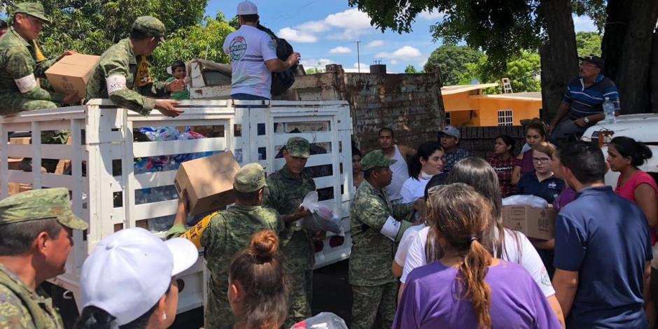 Autoridades coordinan labores de apoyo y rescate en Sinaloa