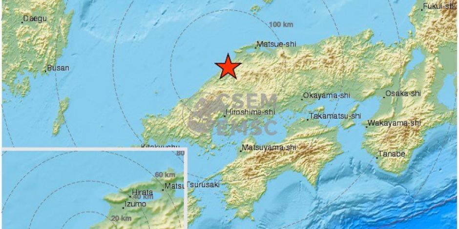 Serie de sismos de hasta 5.8 grados deja 3 heridos en Japón