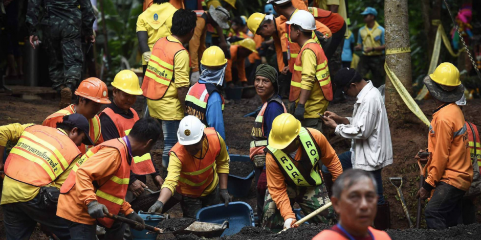 FOTOS: Mira el operativo de rescate de 12 niños en una cueva de Tailandia