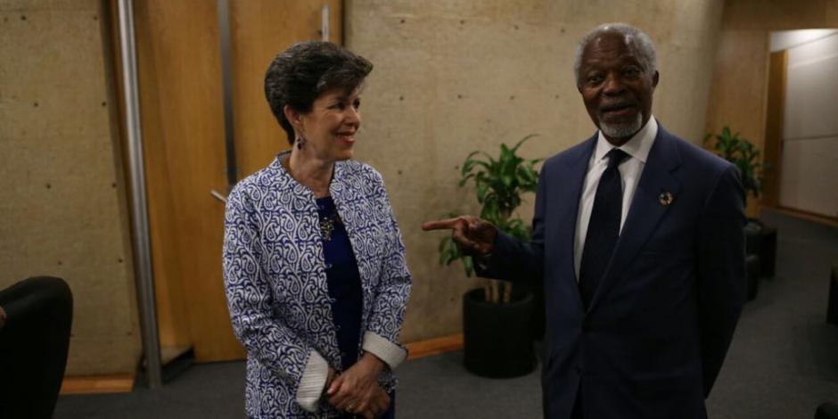Ministros de TEPJF señalan a Annan retos que tienen por elecciones