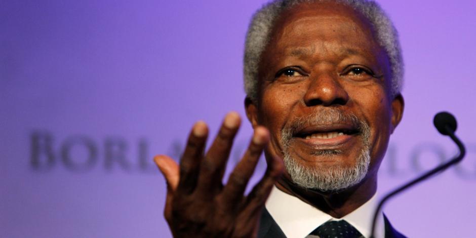 Muere Kofi Annan, exsecretario general de la ONU