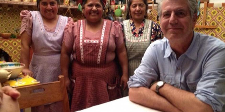 Así fue la relación gastronómica de Anthony Bourdain con México