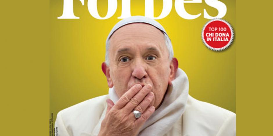 Llevan al Papa Francisco a la portada de la revista Forbes