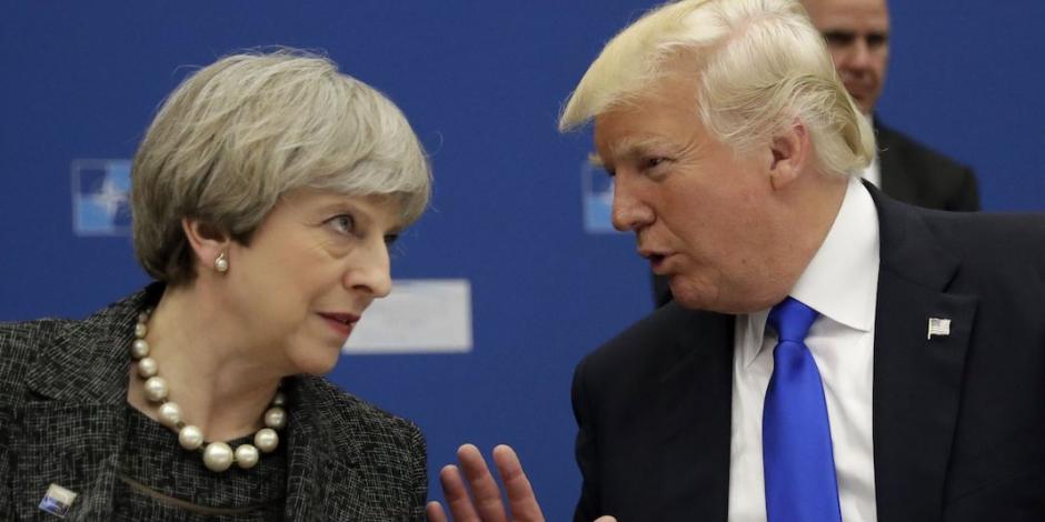 Advierte Trump a May: Brexit "suave" acabará con acuerdo comercial entre EU y GB