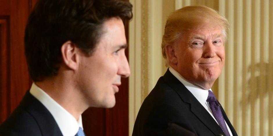 Trump y Trudeau conversan sobre TLCAN
