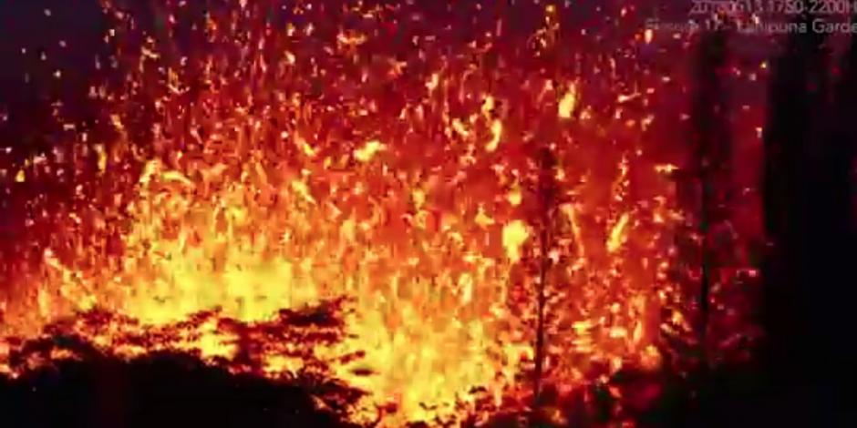 VIDEO: Impactantes imágenes del Kilauea, en riesgo de inminente explosión